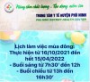 Trung tâm Y tế huyện Phù Ninh thông báo: Lịch làm việc mùa đông
